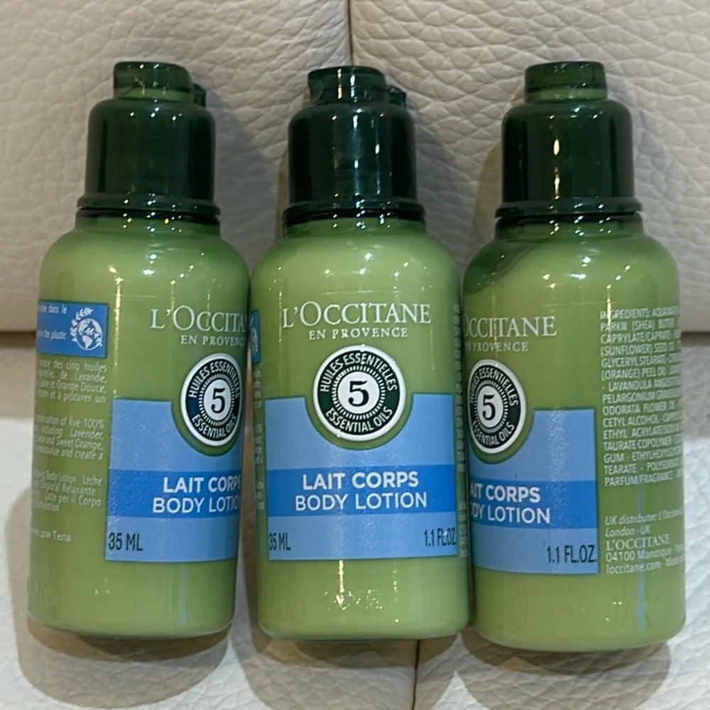NIB L'Occitane Lait Corps Body Lotion Body Care Set